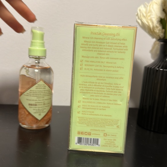 PIXI skintreats pink salt cleansing oil 118 ml. - Picture 7 of 8